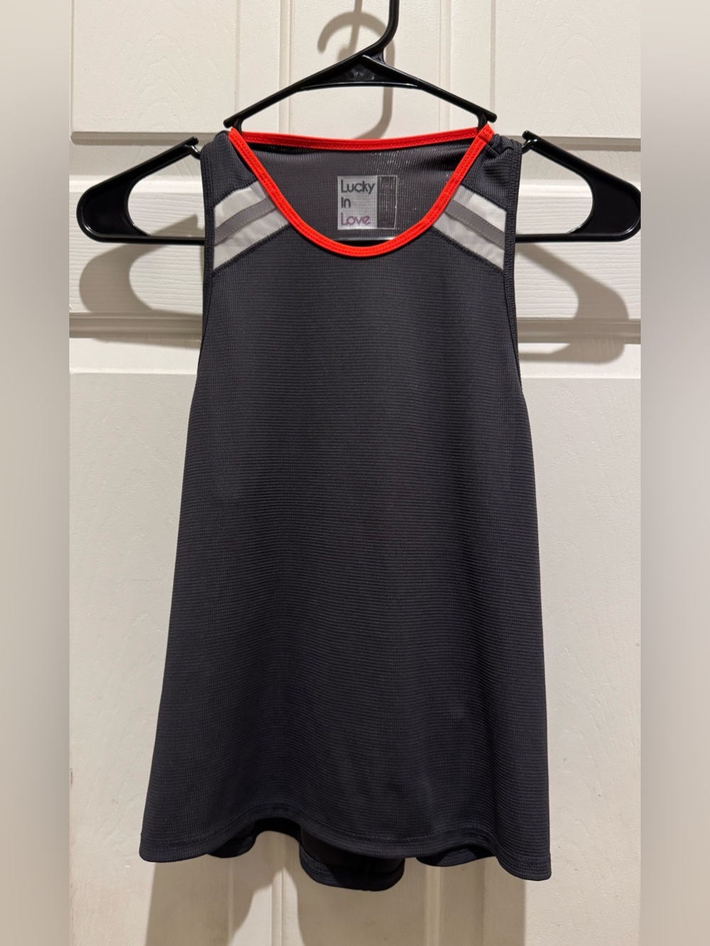 Lucky in Love Athletic Tank Top Size Medium